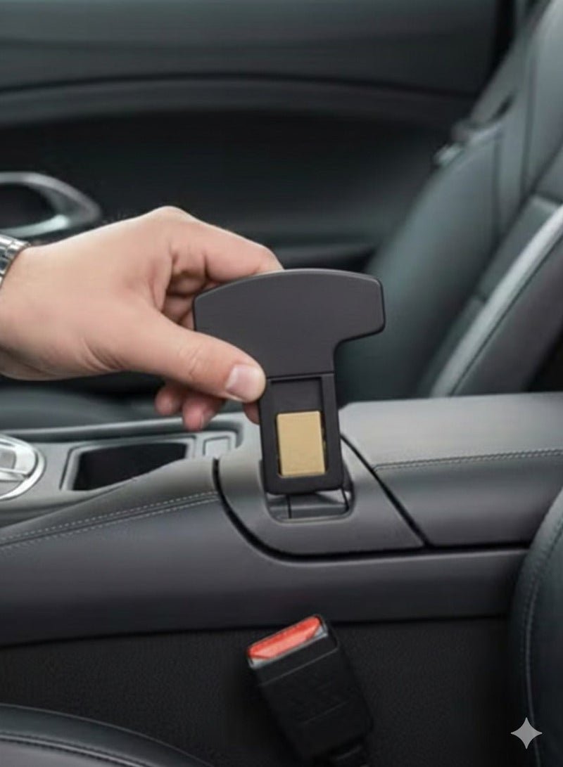 2 قطع مع مثبتات حزام الأمان ومشابك عالمية للسيارات والسيارات الرياضية متعددة الاستخدامات ومعظم أجزاء المركبات - Image 2